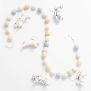 Striped Easter Bunny Garland