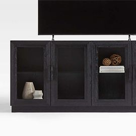 Calypso Ebonized Wood Media Console