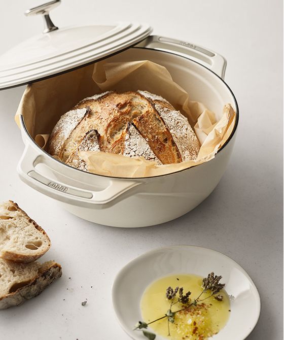 new: Lodge enameled cast iron dutch oven