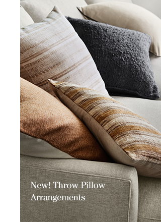 new! throw pillow arrangements