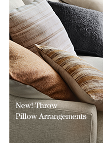 new! throw pillow arrangements