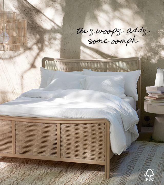 new arrival: fields cane bed