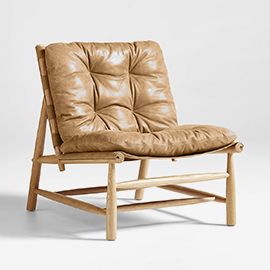 Henning Leather Accent Chair