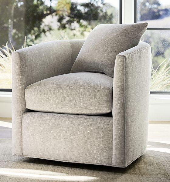 Drew Small Swivel Accent Chair