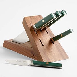 Cangshan Everest Cypress Green 6-Piece Knife Block Set
