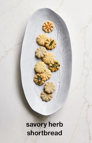 savory herb shortbread