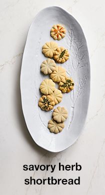 savory herb shortbread