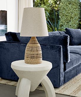 La Strana Concrete Tripod Side Table by Athena Calderone