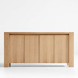 Terra Natural White Oak Solid Wood Sideboard