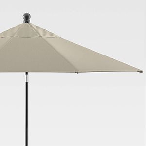 9' Round Sunbrella Stone Patio Umbrella