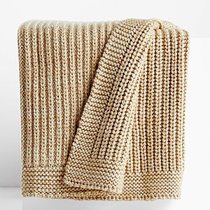 Fisherman Knit Throw Blanket