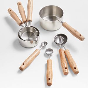 Beechwood Measuring Cups and Spoons