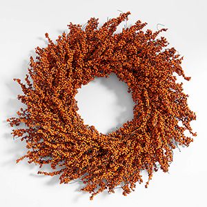 Faux Orange Mini Berry Wreath