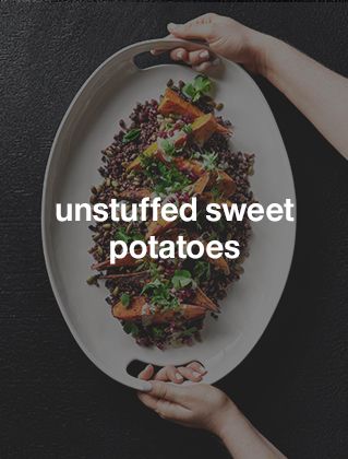 unstuffed sweet potatoes