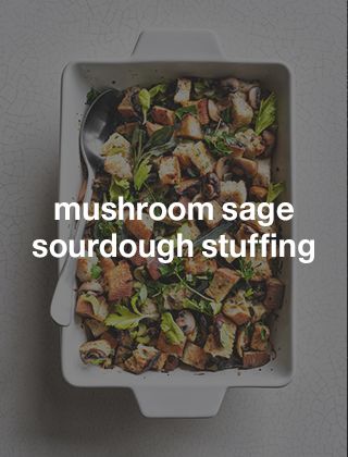 mushroom sage sourdough stuffing