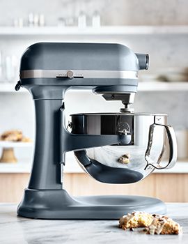 Exclusive: KitchenAid® Steel Blue Bowl-Lift Stand Mixer