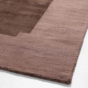 Retenue Viscose Rust Red Area Rug by Athena Calderone