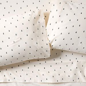 Cozysoft Organic Flannel Trees Bed Sheet Set