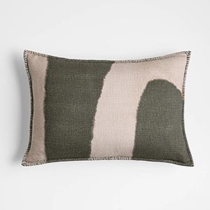 Ashi Painterly Organic Throw Pillow