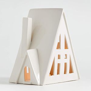 Large Ceramic Holiday A-Frame House