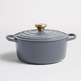 Le Creuset Signature 4.5-qt. Graphite Round Wide Dutch Oven