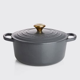 Le Creuset Signature 5.5-qt. Graphite Round Wide Dutch Oven