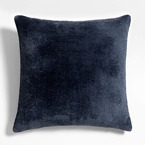 Revasser Chenille Ombre Blue Throw Pillow