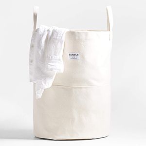 Steele® Tall Canvas Storage and Laundry Basket