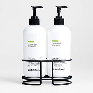 Geranium + Bergamot Hand Soap and Lotion Set