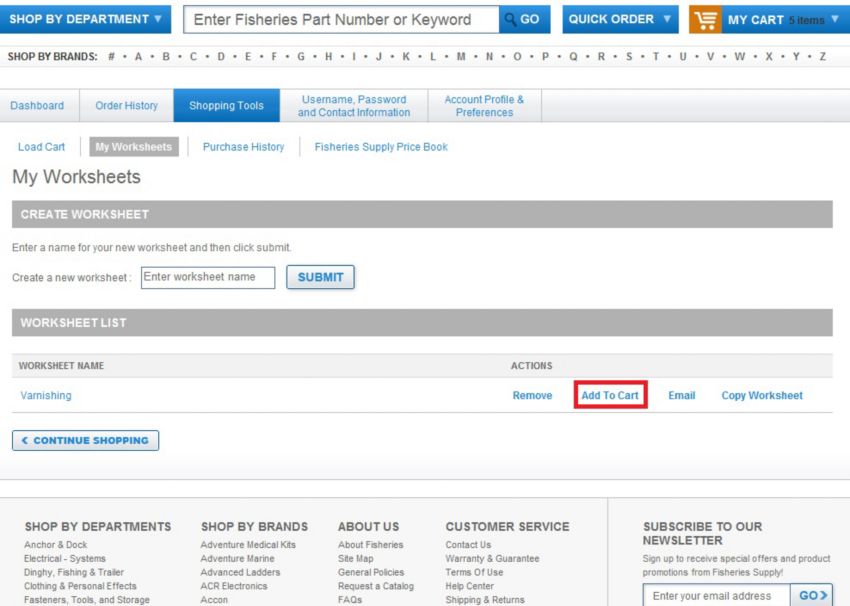 Add Worksheet to Cart