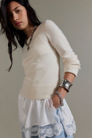 Malibu Cashmere Crewneck Sweater