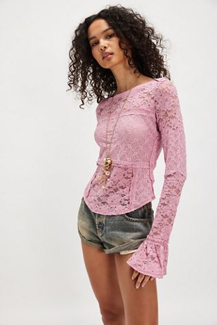 Lace Layering Long Sleeve