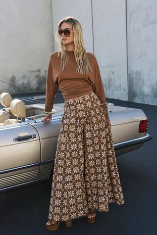 Miss You Most Printed Wide-Leg Pants