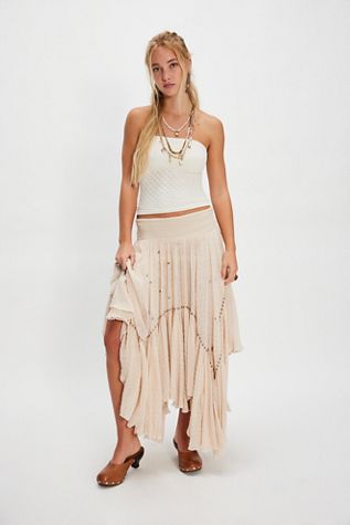 Abstract Love Convertible Midi Skirt