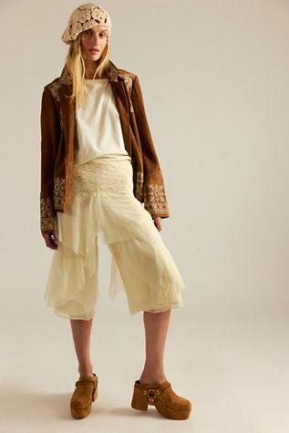 Nigel Preston Fairy Chiffon Cropped Pants