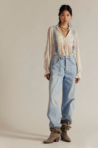 We The Free Berkley Suspender Jeans