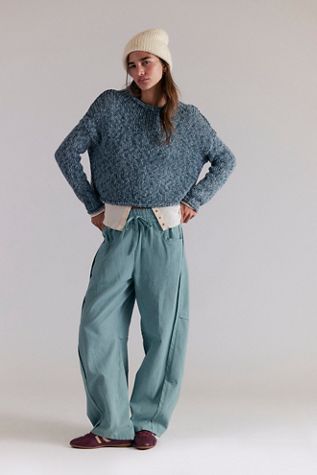 Something Good Pull-On Barrel Pants