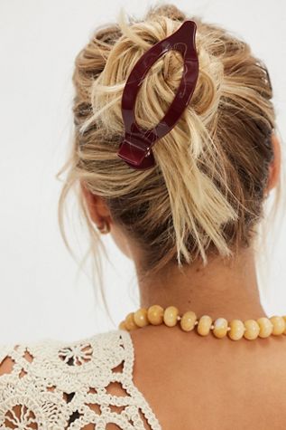 Caroline Acrylic Flat Claw Clip