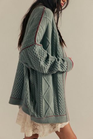 We The Free Tennessee Cable Knit Cardi