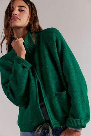 We The Free On It Zip-Up Cardigan