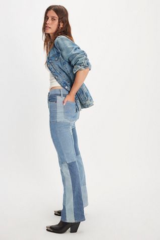 Levi's Wedgie Patchwork Bootcut Jeans