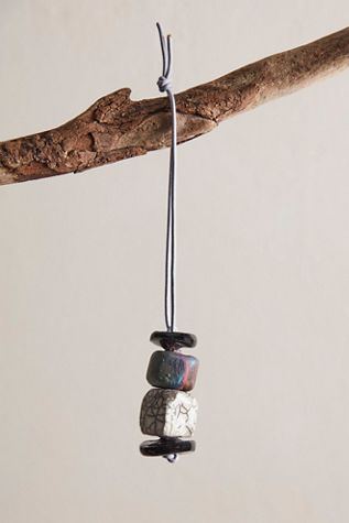 Raku Beaded Ornament
