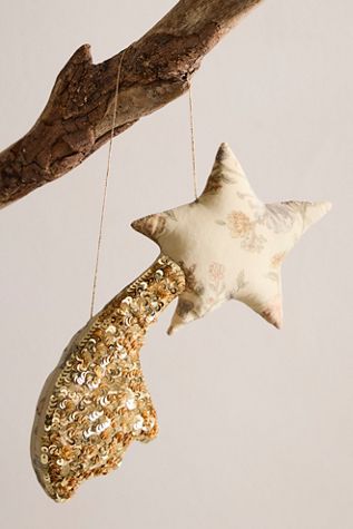 Shooting Star Sequin Orna