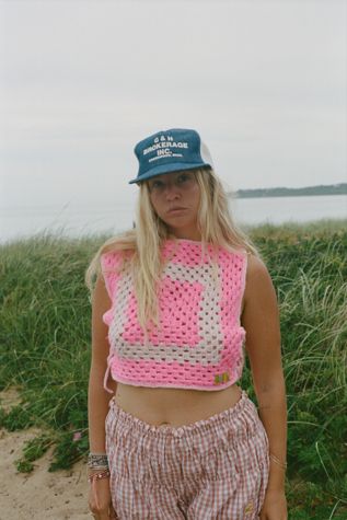 Granny Square Vintage Top