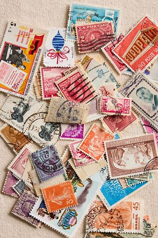 Vintage Stamp Stickers