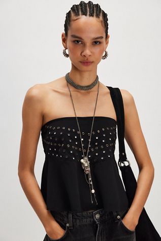 Studded Dreamer Tube Top
