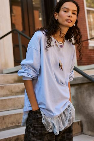 We The Free Perfect Oversized Long Sleeve Top