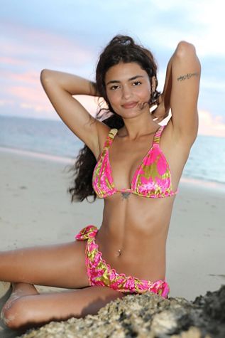 free-est The Melinda Velvet Bikini Top