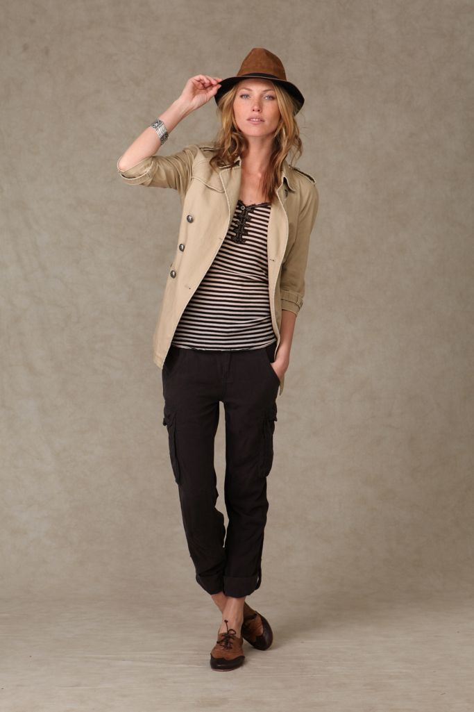 tencel soft cargo pant