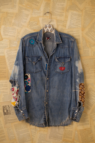 denim shirts with patches